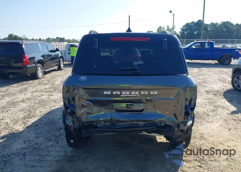 2025 Ford Bronco Sport Outer Banks z USA, uszkodzony, nr VIN 3FMCR9CN7SRE36289